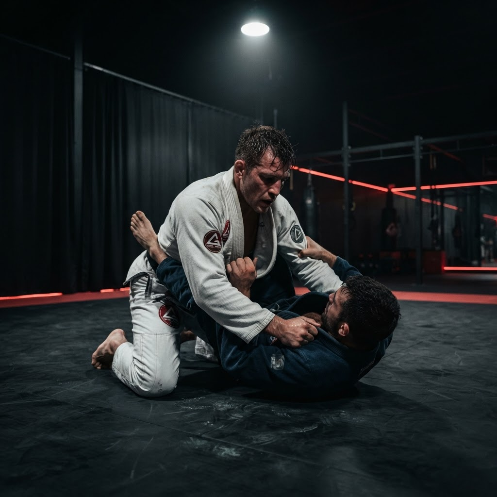 Kimono de Jiu-Jitsu dobrado pronto para lavagem